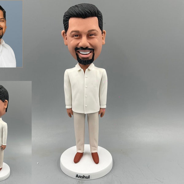 Customized men's bobbleheads, bobbleheads, romantic gifts for husbands, best gift ideas for anniversaries, customized birthday gifts