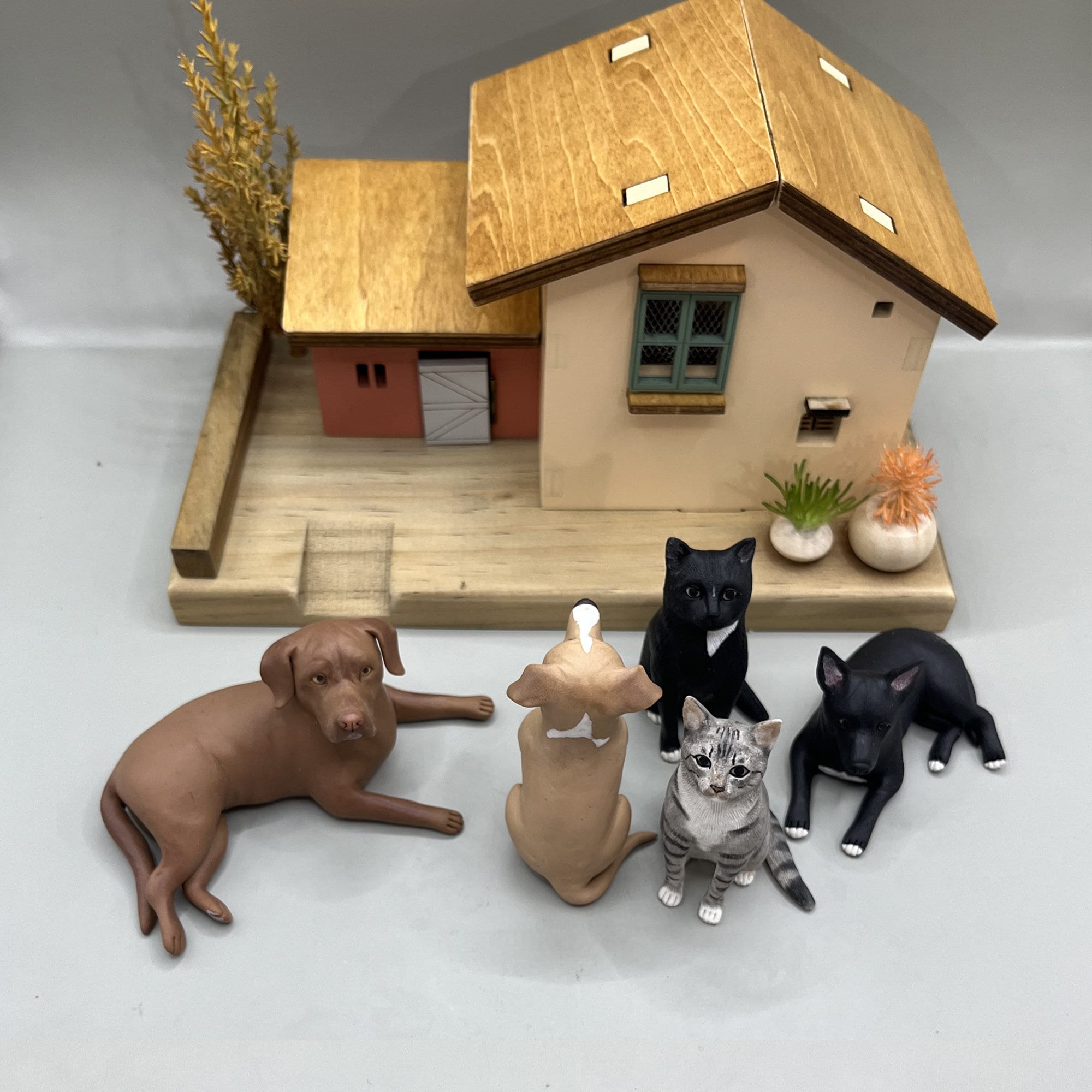 Personalized Pet Clay Sculpture, Custom Dog Cake Topper - Etsy