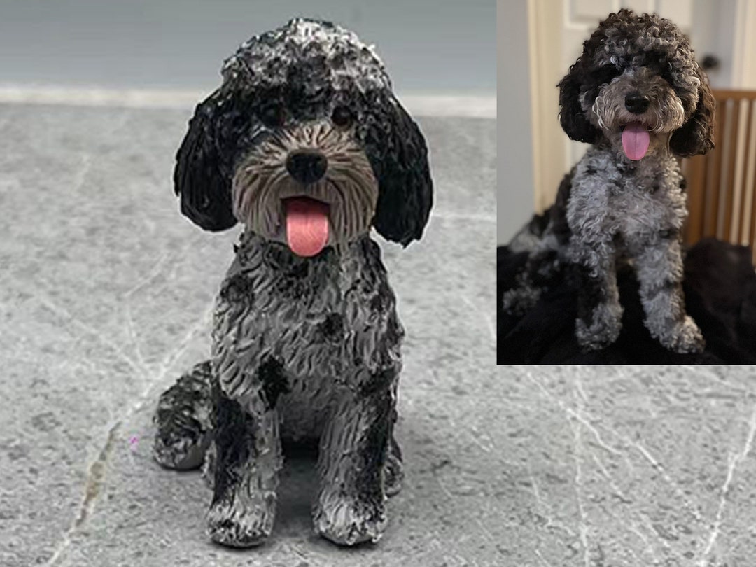 Personalized Pet Statue, Custom Dog Cake Topper, Polymer Clay - Etsy