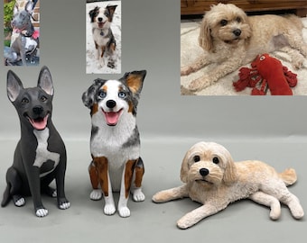 Gepersonaliseerde aangepaste huisdieren hond, huisdier kleisculptuur, bruiloft caketopper, huisdieren verjaardag, huisdieren topper, caketopper, huisdier feest, huisdieren verjaardag