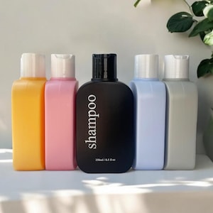 250ml - shampoo refillable bottle
