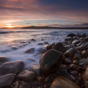 Dingieshowe Winter Sunset photographic print