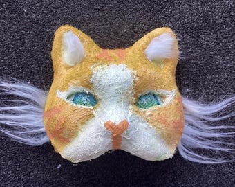 ¡Máscara de therian de gato atigrado!