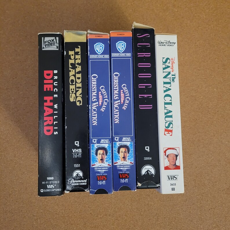 Christmas Movie VHS Pick and Choose Vintage - Etsy