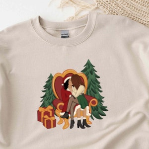 Santa Lesbian Sweatshirt, Sapphic Christmas Sweater, Queer Christmas, Sapphic Shirt, Funny Lesbian Sweatshirt, Pride Gifts, Holiday Pride