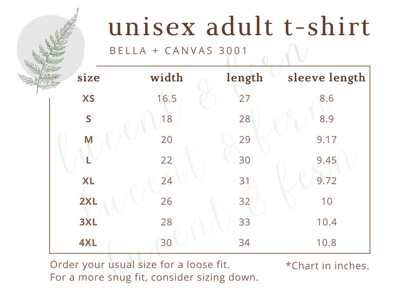 Peut inclure: Tableau des tailles pour t-shirt unisexe adulte avec des mesures en pouces. Le tableau montre les tailles XS &agrave; 4XL avec les mesures de largeur, de longueur et de longueur des manches correspondantes.