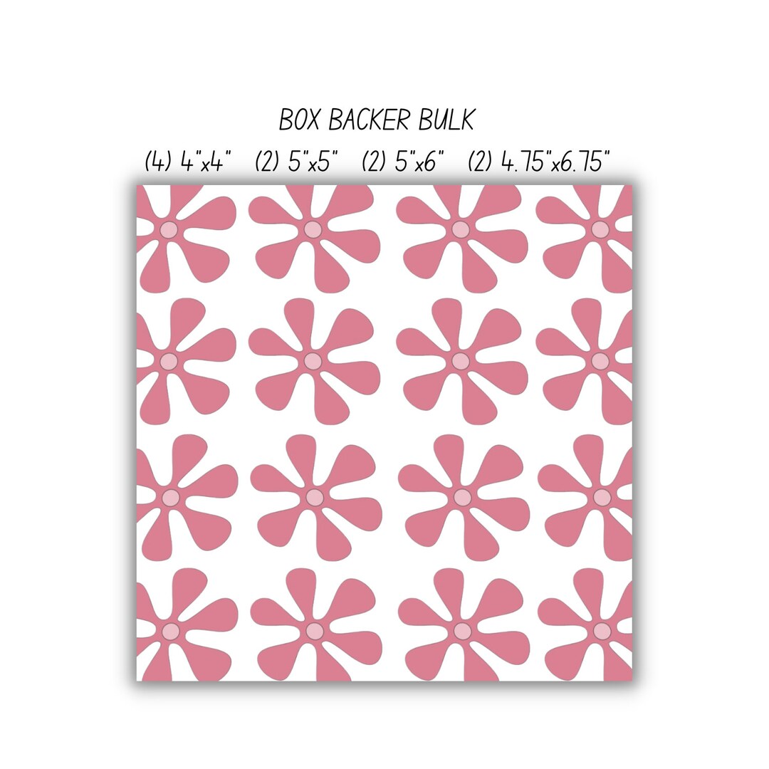 Printable Cookie Box Backer BUNDLE cookie Box Backer-box Backer-cookie ...