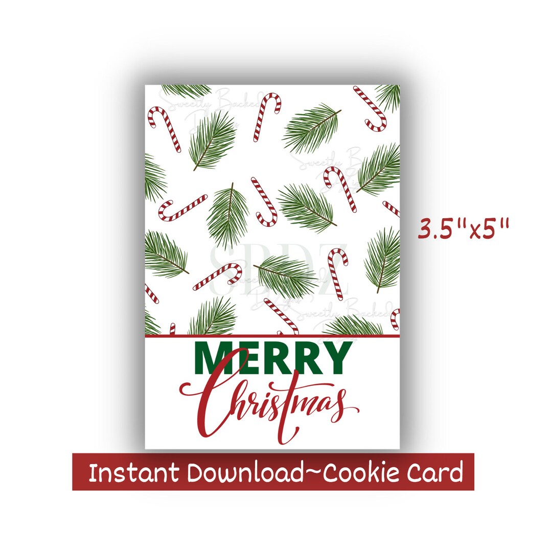 Christmas Cookie Card 