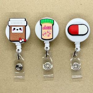 Pharmacist Badge Reel, Pharmacy ID Holder