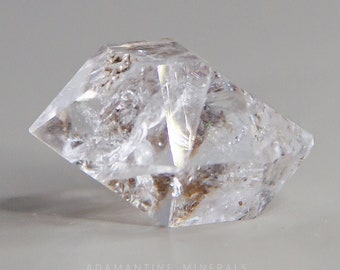 Gorgeous Herkimer Diamond, 18 mm, Natural Herkimer Diamond Quartz, Natural Raw Herkimer Diamond Double Terminated