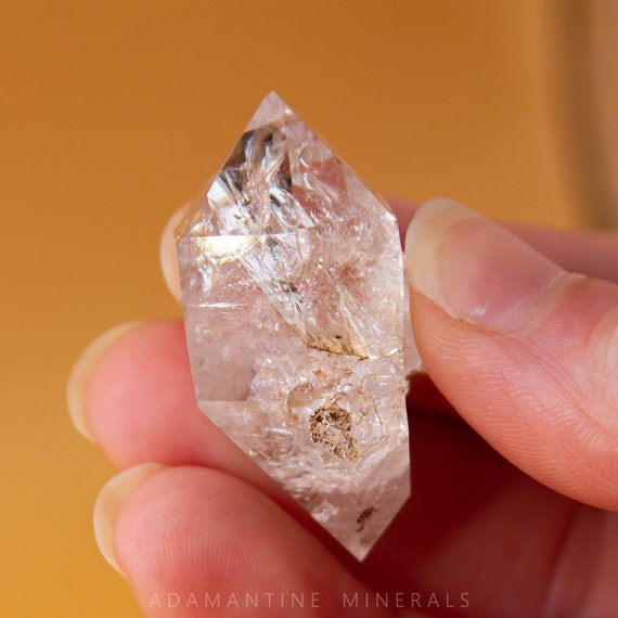 Herkimer diamond double terminated deals quartz