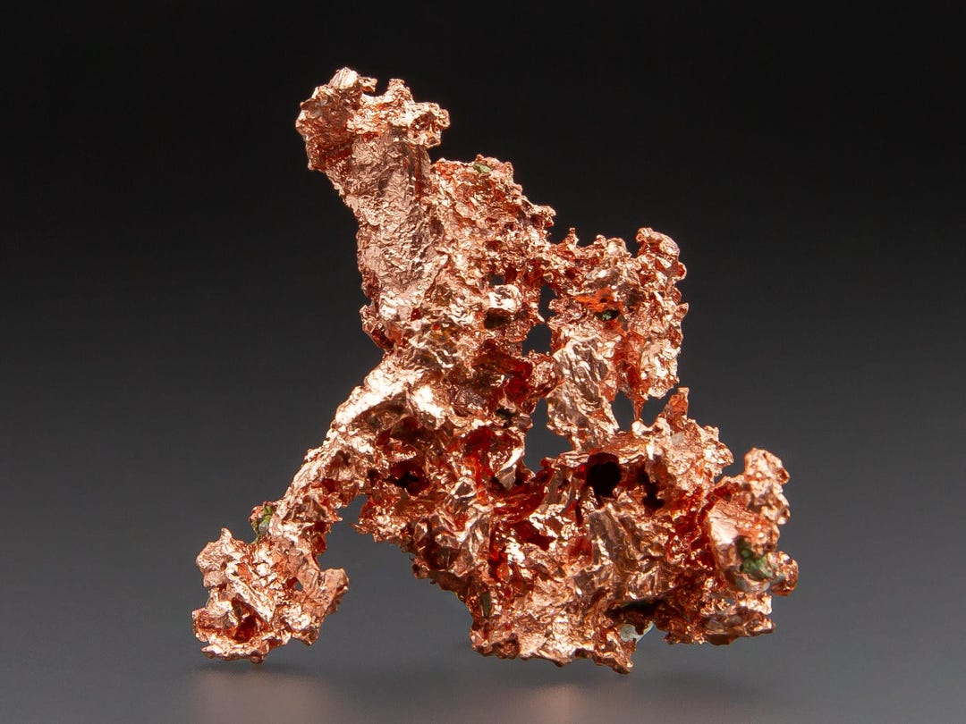 Native Copper Specimen With Brilliant Luster From the Keweenaw ...