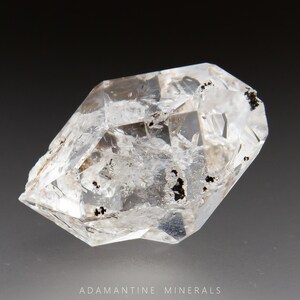 Water Clear Herkimer Diamond Specimen with Double Terminations from Middleville, NY, 29 mm
