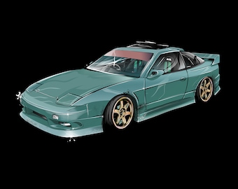 Graphic Nissan S13 file png