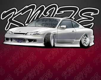 Car Graphic Nissan S15 Silvia JDM Drift