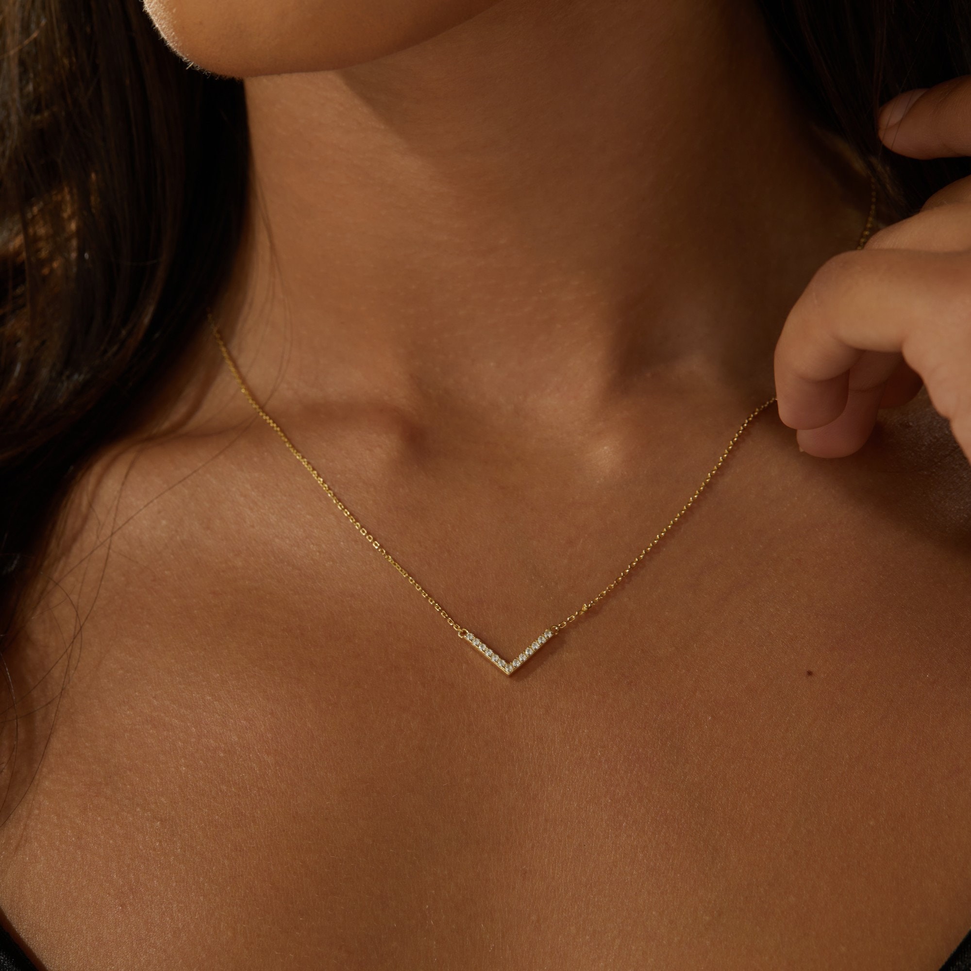 Necklace for V Neck Dress