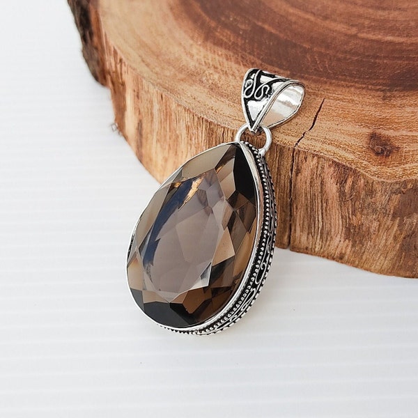 smoky-quartz-pendant-etsy