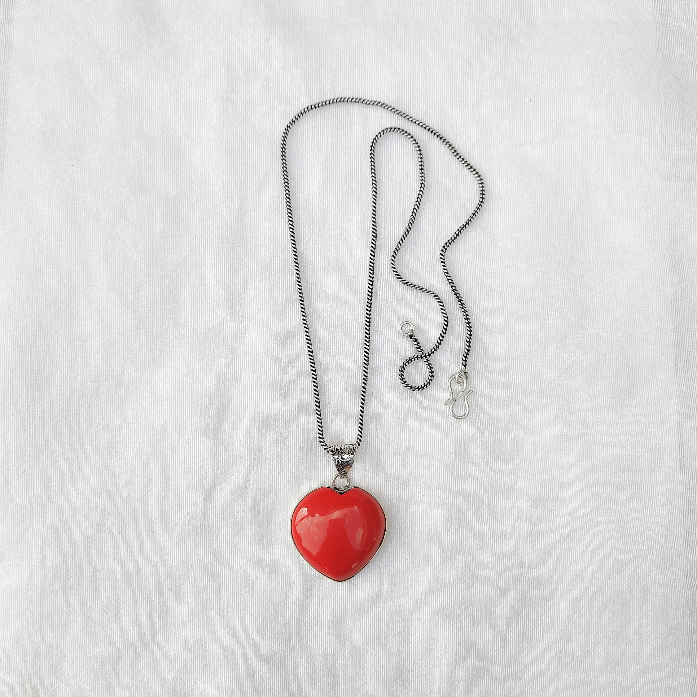 アクセサリー searoomlynn Coral heart necklaces il_fullxfull.2681430112_906i.jpg