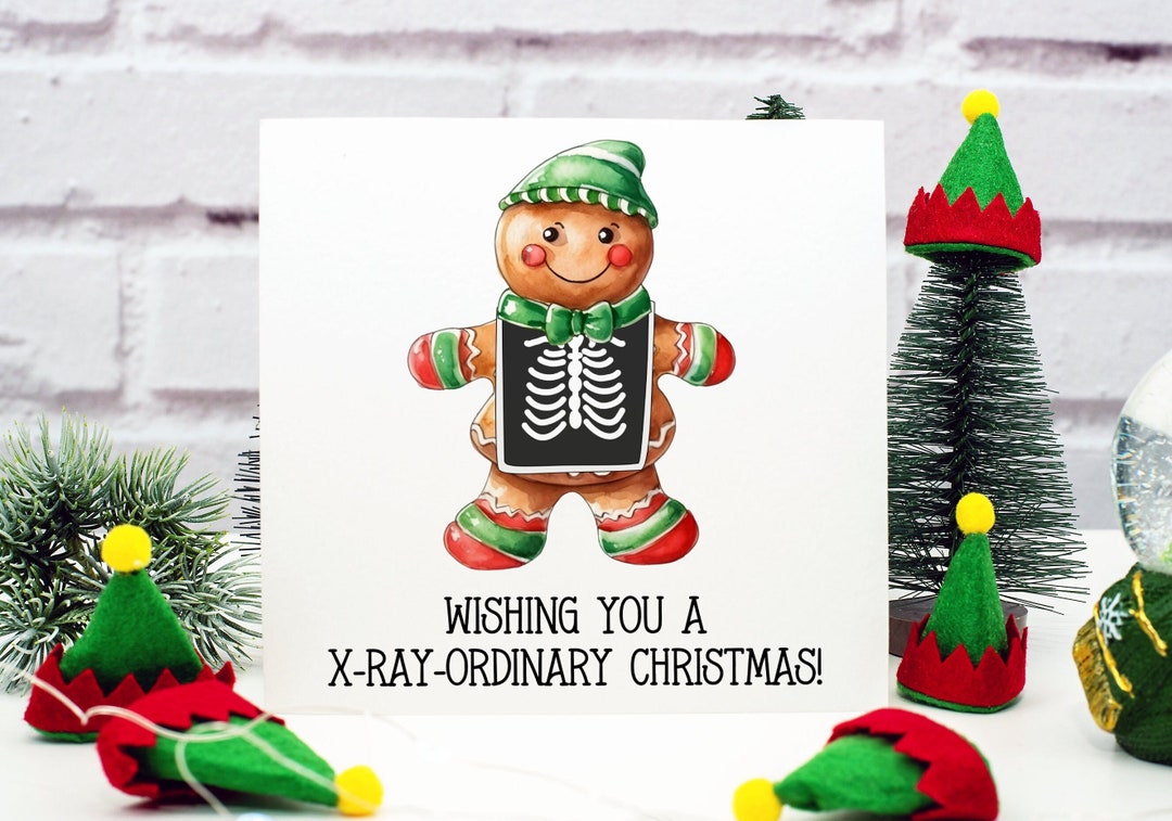 Xrayordinary Christmas Funny Medical Christmas Card Christmas Card