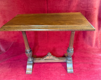 Vintage Salesman Sample Victorian Trestle Table 14 inch