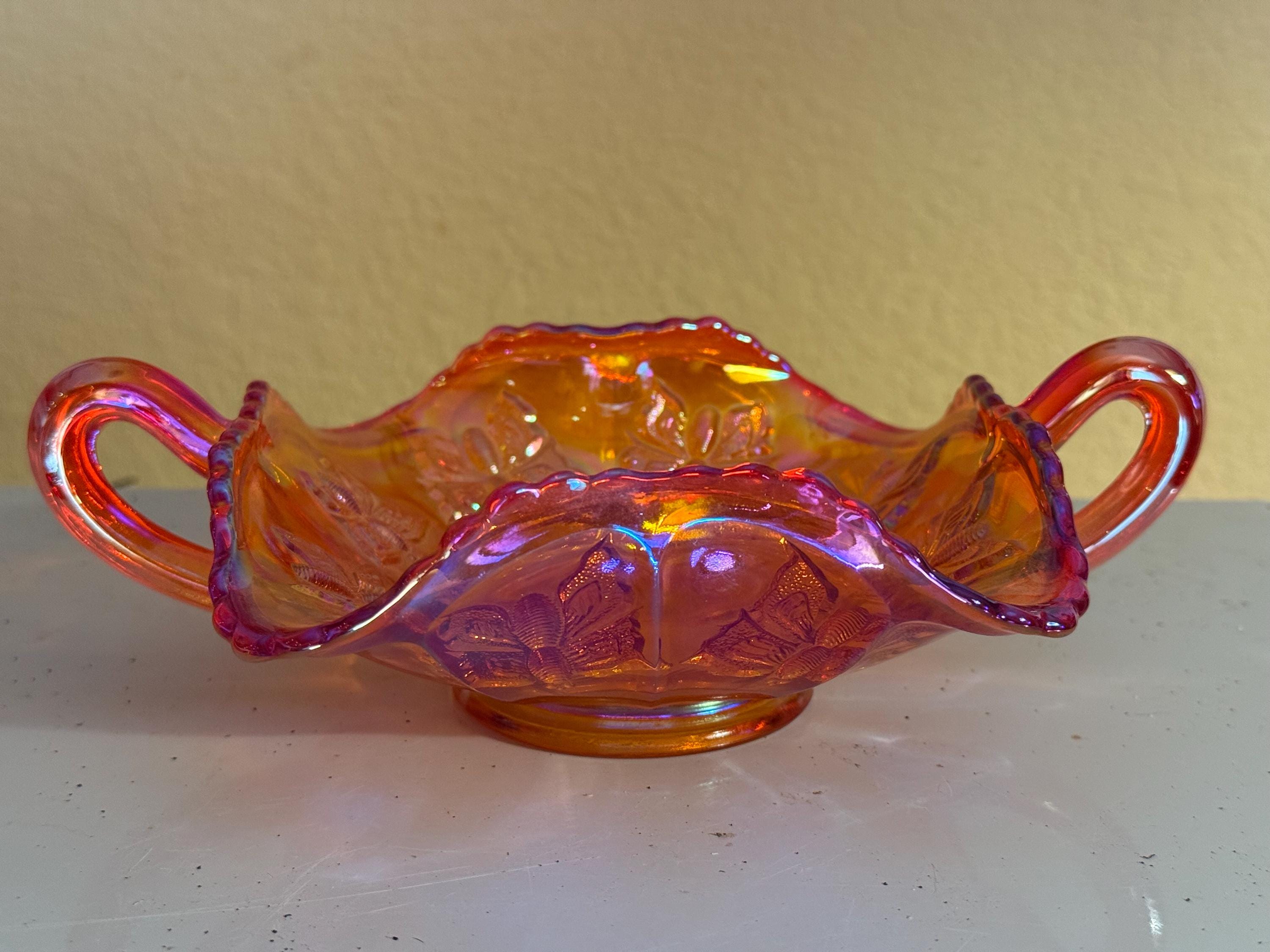 Fenton Butterfly Carnival Glass - Etsy