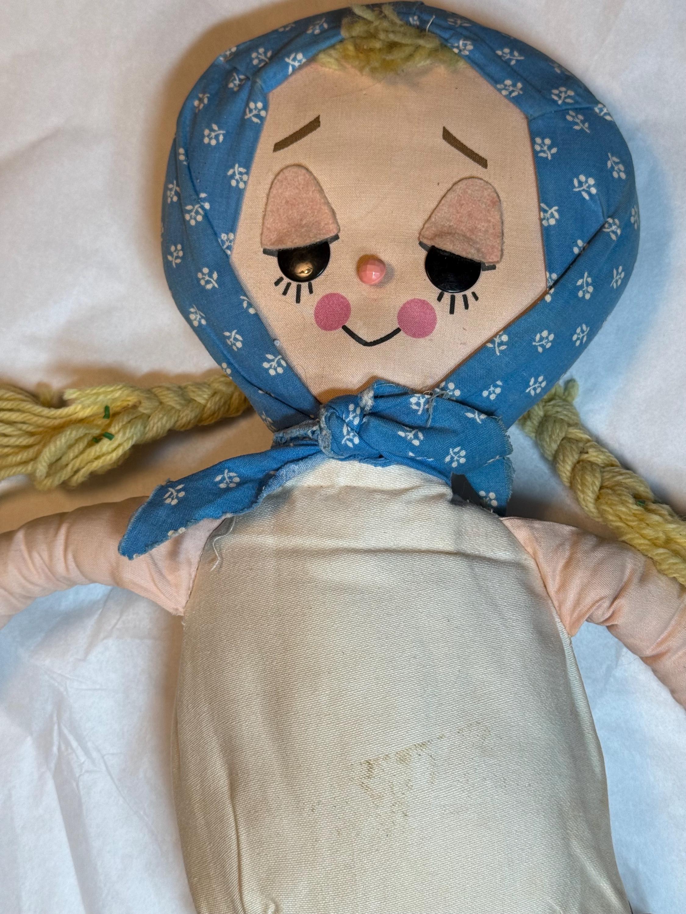 Vintage 1964 Mattel Tatters 18 Inch Talking Pullstring Doll - Etsy