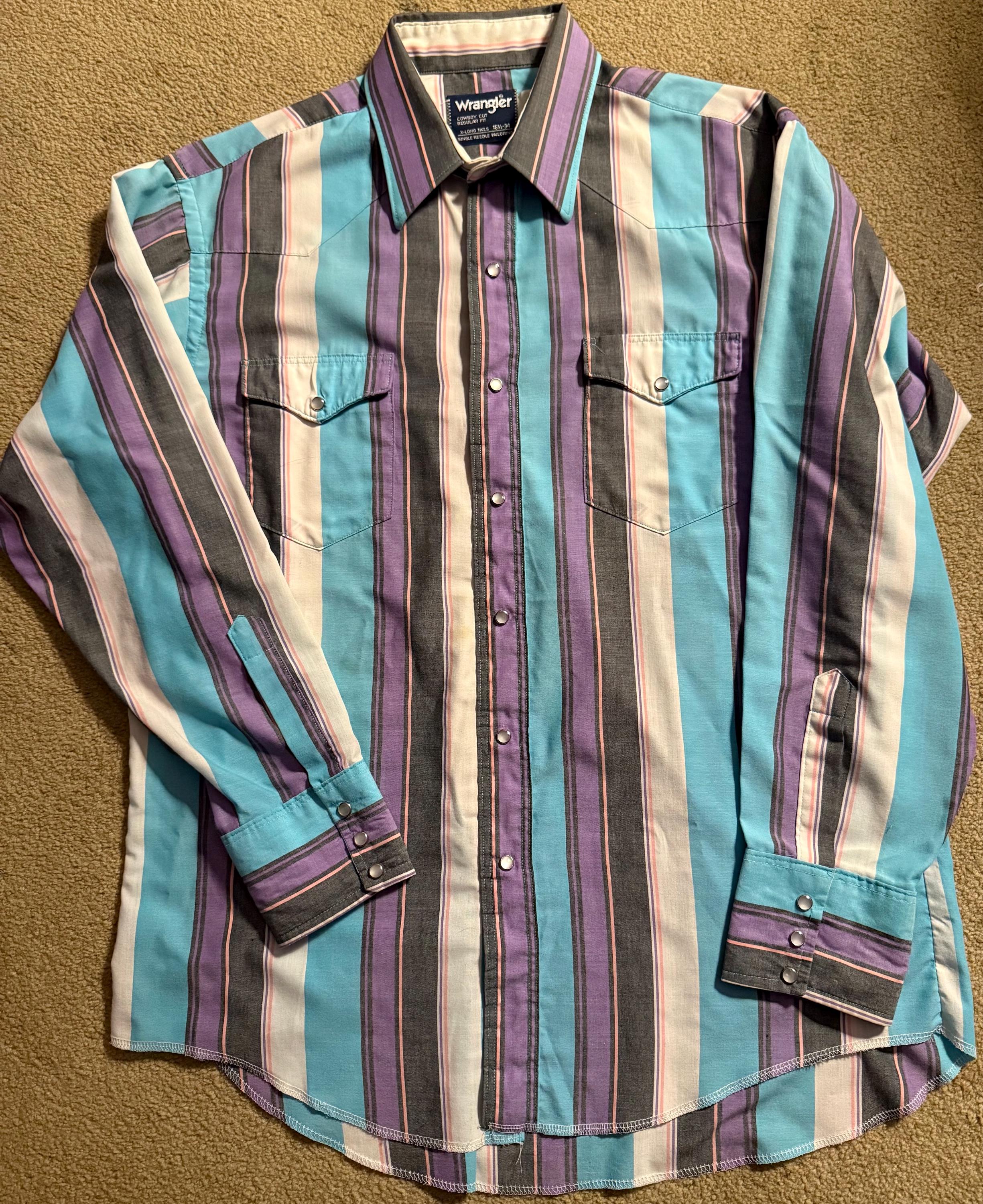 90s Wrangler Shirt - Etsy