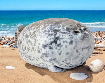Adorable Large Seal Tummy Time Pillow Plush Toy 23inch to 31.5inch
