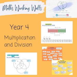 Year 4 Maths Working Wall- Multiplication and Division A