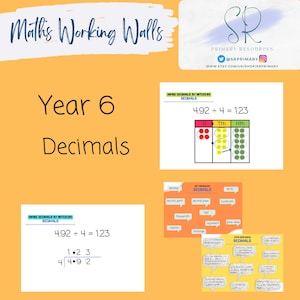 Year 6 Maths Working Wall- Decimals