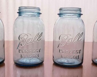 Vintage 1923-33 Ball PERFECT Mason Quart Jar (Priced as Each)