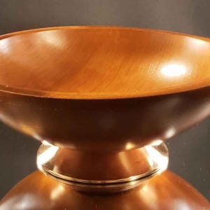 Vintage 1970&#39;s Beautywood Salad Bowl Serving Set / Premier Manufacturing Co.