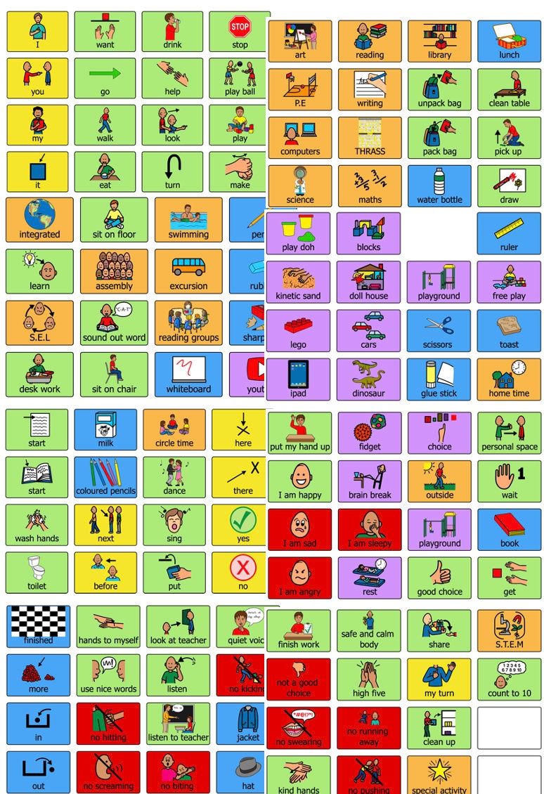 Communication Board Etsy