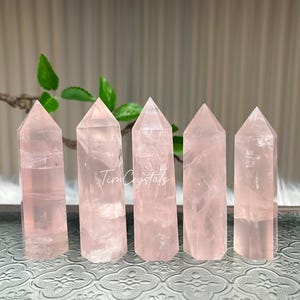Rose Quartz Crystal Tower Rose Quartz Obelisk