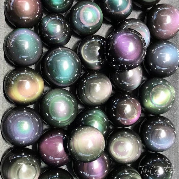 Large Third Eye Obsidian Cat Large Third Eye Obsidian Cat