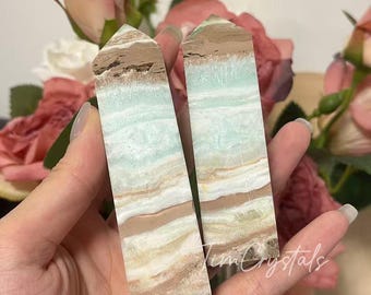 High Quality Caribbean Calcite Towers Blue Caribbean Point -YOU CHOOSE