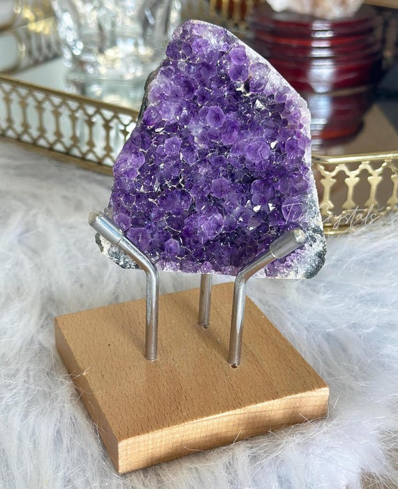 Geode Di Ametista Brasiliana | Cluster Di Cristallo Grezzo Naturale - Foto 12