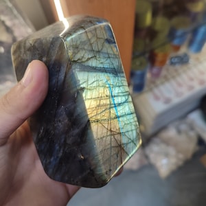 NATURAL Labradorite Freeform High Flash Free Standing Display Specimens Polished Labradorite Freeform Crystal Gifts
