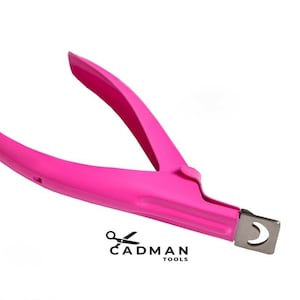 Professional New Acrylic Nail Tip Cutter Clipper Gel False Nail Arts Pink