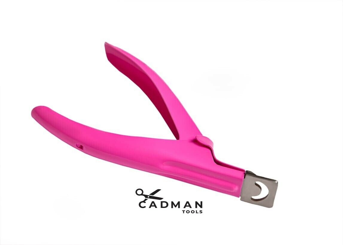 Professional New Acrylic Nail Tip Cutter Clipper Gel False Nail Arts Pink
