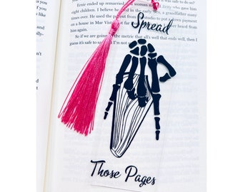 Spread Those Pages Smut Bookmark With Tassel Bookmark For Women Book Gifts Bookish Merch Book Accessories Book Club Gift Spicy Bookmarks