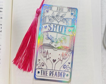 Smut Bookmark With Tassel | Bookmark For Women | Handmade Gifts | | Stfuattdlagg | Tarot Cards | Colleen Hoover | Cute Bookmarks | Bookish