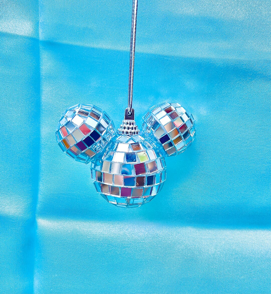 Mouse Disco Ball Car Hanging Rear View Mirror Accessory L Etsy