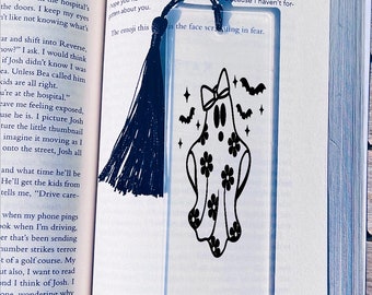 Ghost Halloween Bookmark With Tassel Bookmark For Women Cute Bookmarks Hand Made Gifts Stfuattdlagg Colleen Hoover Spooky Babe Spooky Season