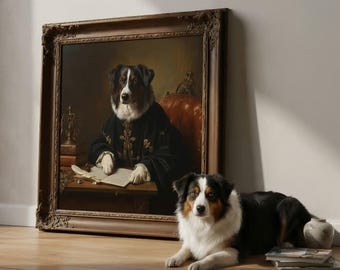 Personalized Renaissance Pet Portrait | Custom Royal Dog & Cat Art | Medieval Noble Pet Print