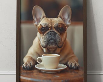 Funny Pet Portrait, Custom Bathroom Decor, Pet Lover Gift