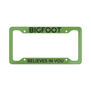Bigfoot License Plate Frame