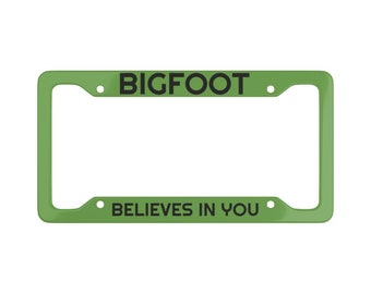 Bigfoot License Plate Frame