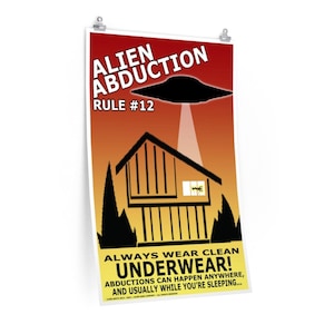 Rules For Alien Abduction  : Rule #12  Poster