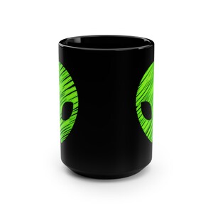 Green Alien Mug, 15oz image 2
